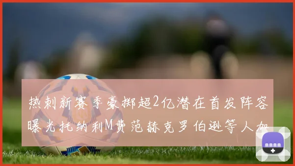热刺新赛季豪掷超2亿潜在首发阵容曝光托纳利M费范赫克罗伯逊等人加盟
